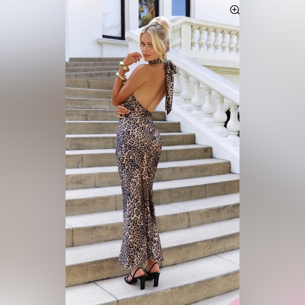 hello molly leopard dress